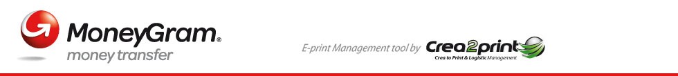 MoneyGram Tokens e-print management tool